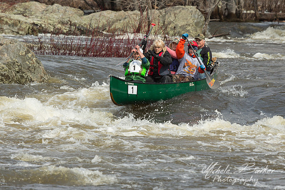2014 Kenduskeag Stream Canoe Race Bib #1