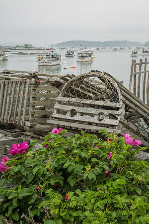 Old Wooden Lobster Traps