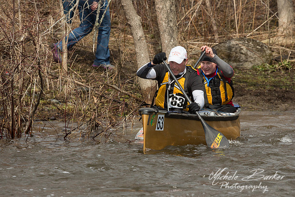 2014 Kenduskeag Stream Canoe Race Bib #63