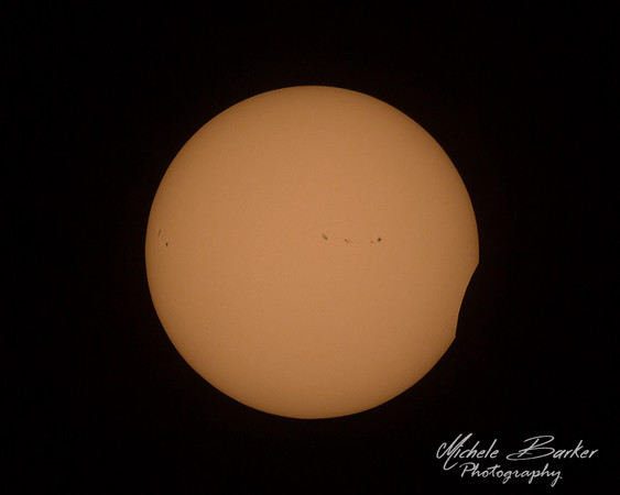 Start of Solar Eclipse on August 21, 2017