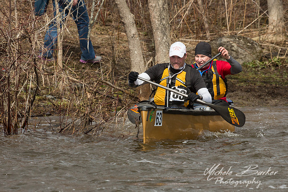2014 Kenduskeag Stream Canoe Race Bib #63