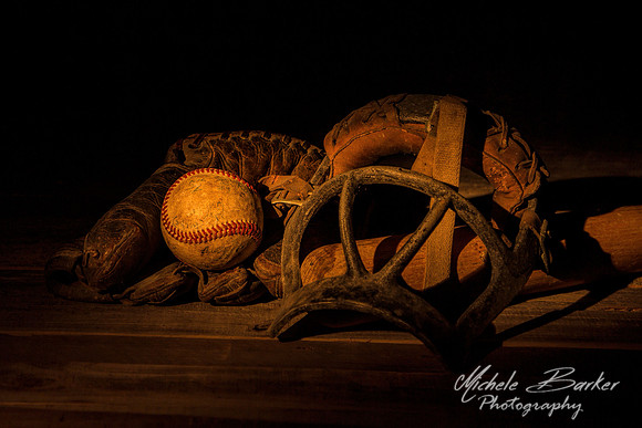 Old Baseball Equipment