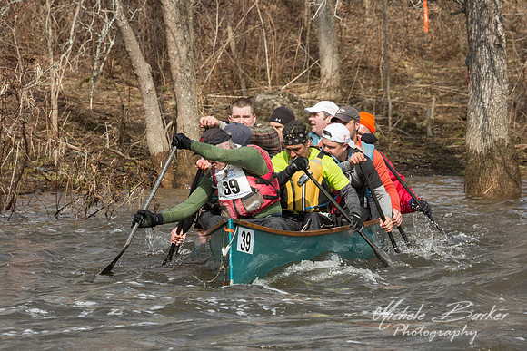 2014 Kenduskeag Stream Canoe Race Bib #39
