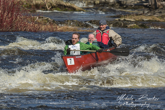 2016 Kenduskeag Stream Canoe Race Bib #7