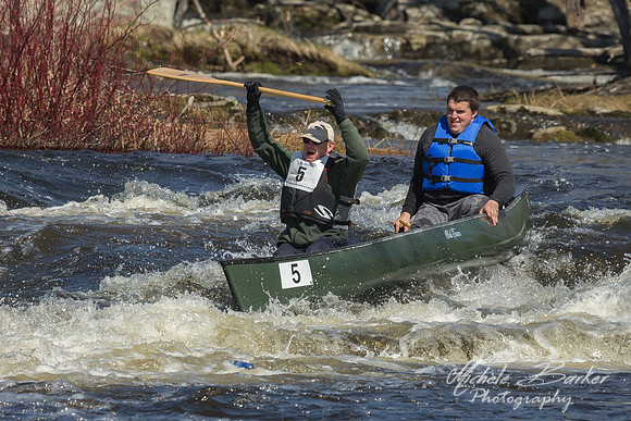 2016 Kenduskeag Stream Canoe Race Bib #5