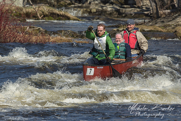 2016 Kenduskeag Stream Canoe Race Bib #7