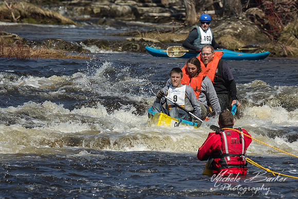 2016 Kenduskeag Stream Canoe Race Bib #9