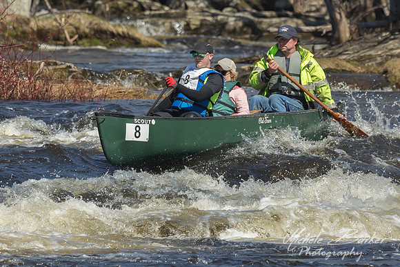2016 Kenduskeag Stream Canoe Race Bib #8