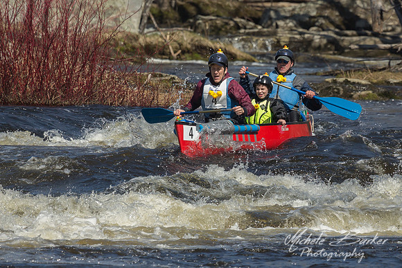 2016 Kenduskeag Stream Canoe Race Bib #4