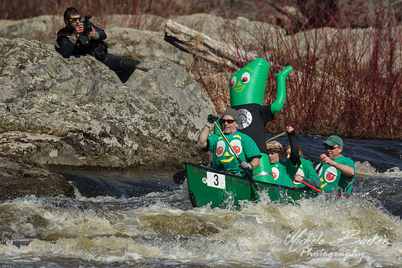 2016 Kenduskeag Stream Canoe Race Bib #3