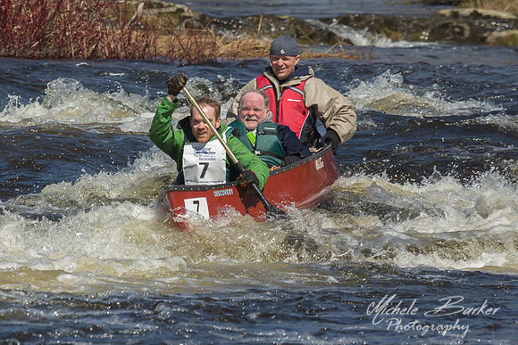 2016 Kenduskeag Stream Canoe Race Bib #7