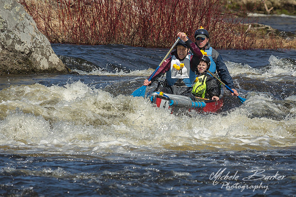 2016 Kenduskeag Stream Canoe Race Bib #4