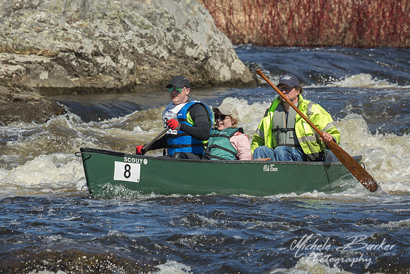 2016 Kenduskeag Stream Canoe Race Bib #8
