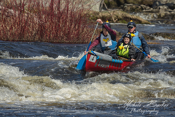 2016 Kenduskeag Stream Canoe Race Bib #4