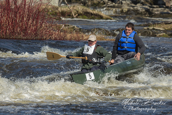 2016 Kenduskeag Stream Canoe Race Bib #5