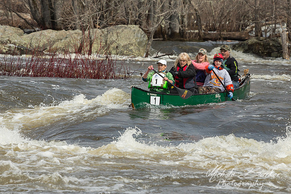 2014 Kenduskeag Stream Canoe Race Bib #1
