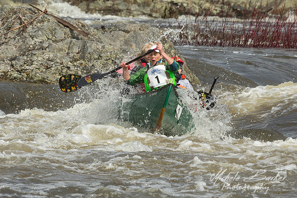 2014 Kenduskeag Stream Canoe Race Bib #1
