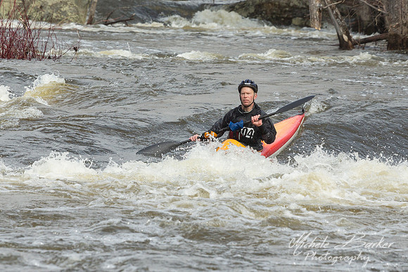 2014 Kenduskeag Stream Canoe Race Bib #104