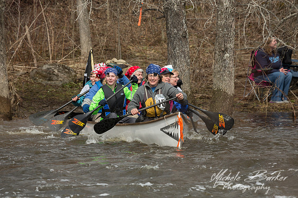 2014 Kenduskeag Stream Canoe Race Bib #15