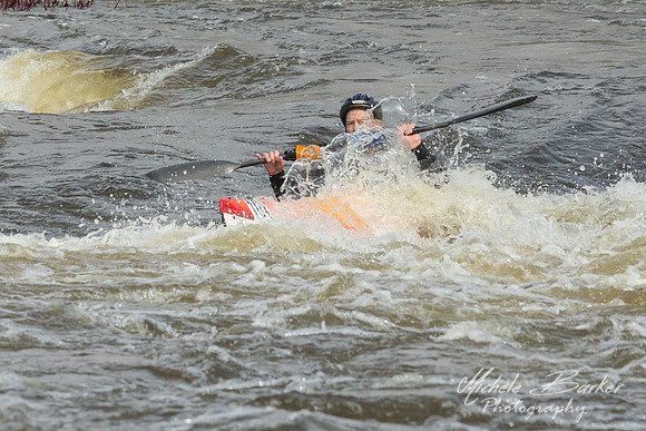 2014 Kenduskeag Stream Canoe Race Bib #104