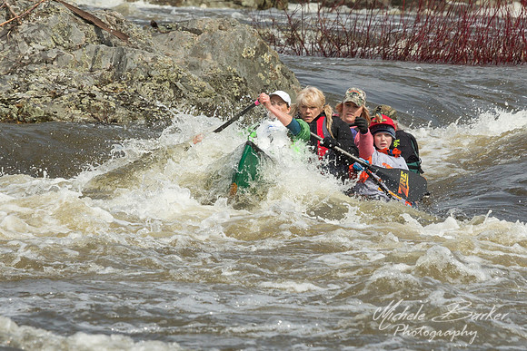 2014 Kenduskeag Stream Canoe Race Bib #1