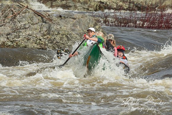 2014 Kenduskeag Stream Canoe Race Bib #1
