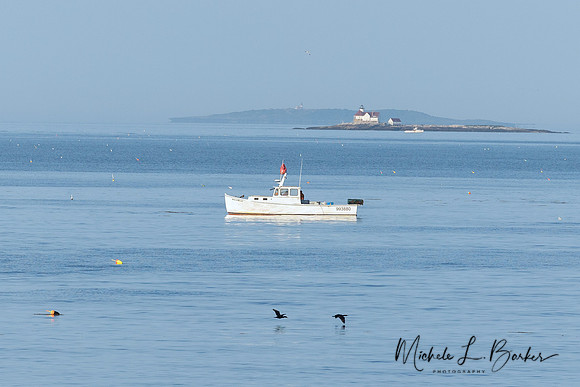 Lobster Boat off Ocean Point