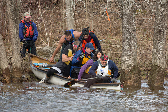 2014 Kenduskeag Stream Canoe Race Bib #2