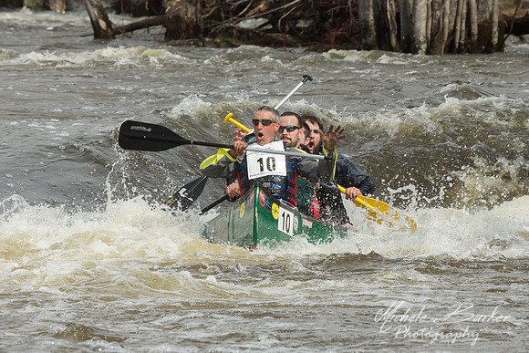 2014 Kenduskeag Stream Canoe Race Bib #10