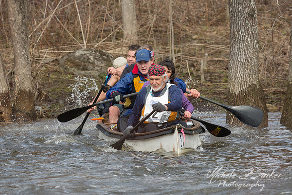 2014 Kenduskeag Stream Canoe Race Bib #2