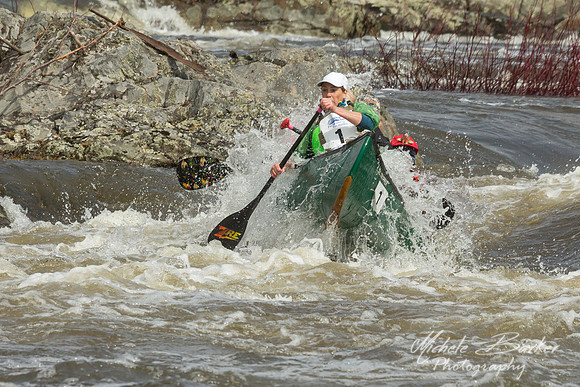 2014 Kenduskeag Stream Canoe Race Bib #1